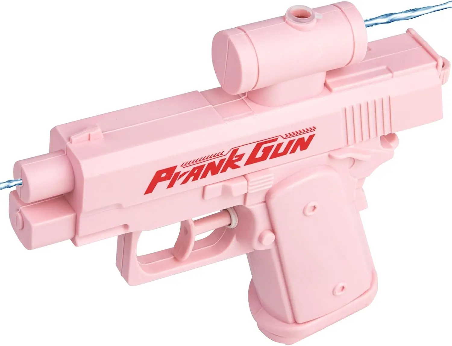 Halloween Fall Gift Prank Water Gun, Prank Two-Way Water Gun, Pranks Battle Waters Guns Fight, Novelty Game for Parties & Summer Fun (Pink)