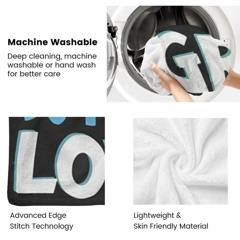 Disney Stitch Blanket Featuring Stitch & Angel Design in Four Sizes Soft Cozy Bedding for Fans with Floral Accents