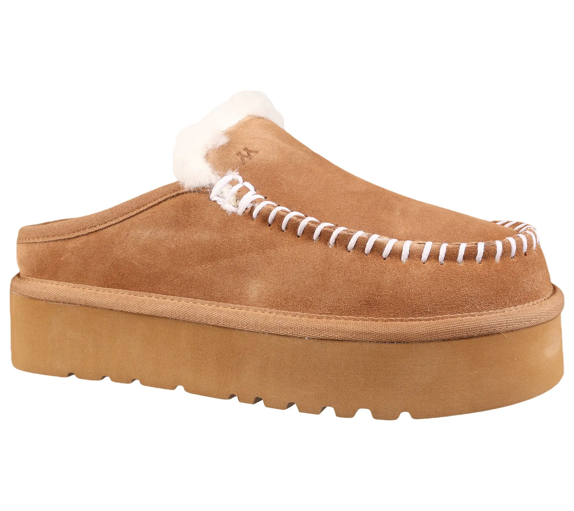 Mykos Suede Slip-On Platform Mules -Cassie Mykos Suede Slip-On Platform Mules -Cassie