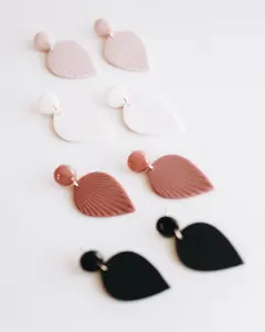 Elysian - Handmade Polymer Clay Earrings - Handmade Polymer Clay Earrings - Pretty Studs - Dangle - Women's Accessories  - Hypoallergenic Jewelry