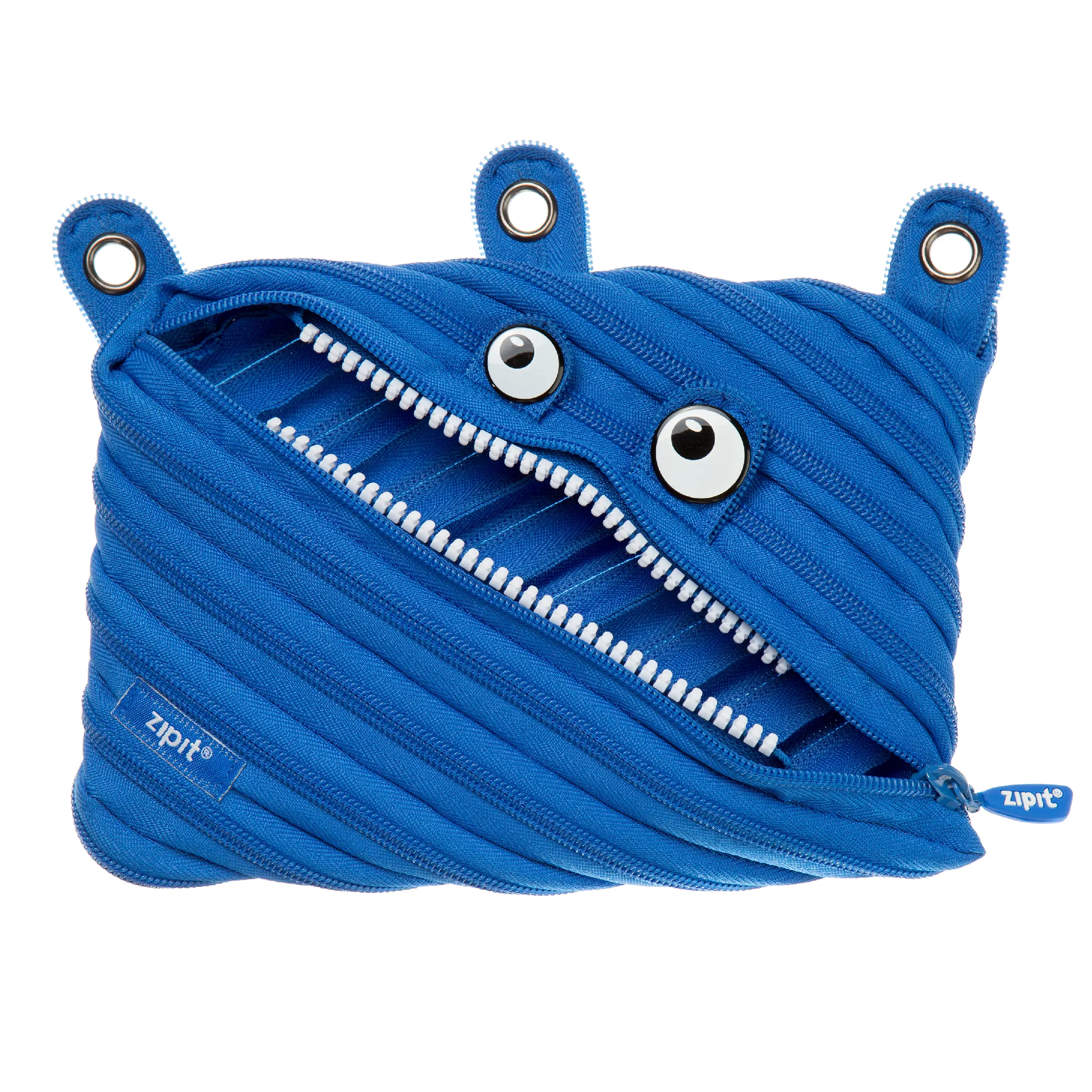 ZIPIT Monster 3 Ring Pouch – Fun & Durable Zipper Binder Pouch for Kids | School Supplies Organizer with Cute Monster Design