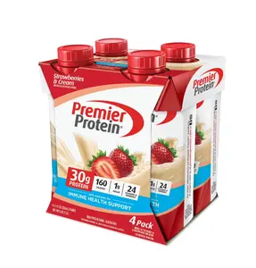 Premier Protein Shake, Strawberries & Cream, 30g Protein, 11 fl oz, 4 Ct