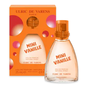 Ulric De Varens Mini Vanille Eau de Parfum 25 ml- Outgoing, Frisky, and Petite- Notes of Bourbon Vanilla, Fresh Mango, & Mandarin- Travel Size - .9 Fl Oz