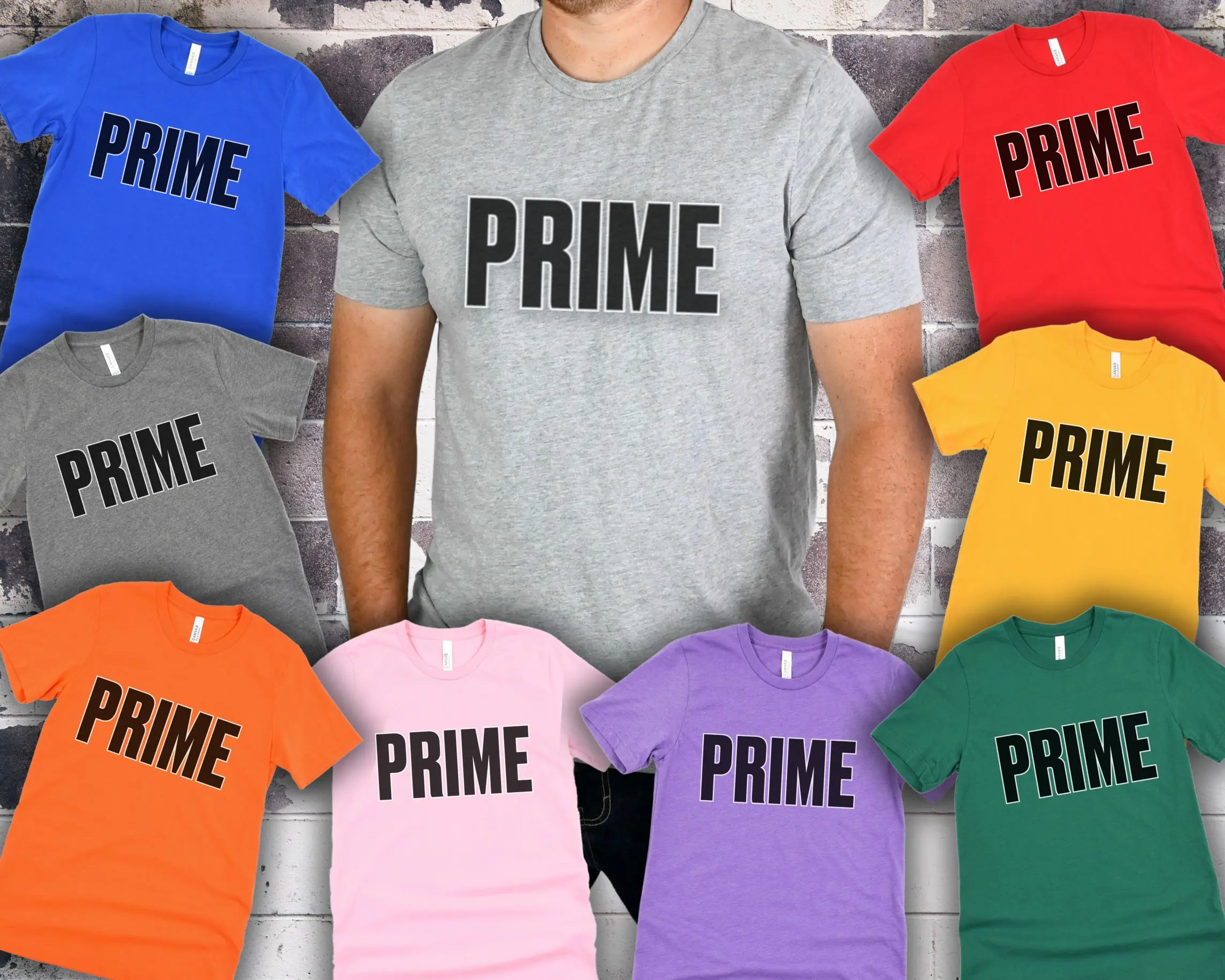 PRIME T-Shirt YouTube Prime Men's Adult Size Shirt for Men, Women, Boys, Girls, Teen TikTok Trending Tee in Multiple Colors BEST SELLER