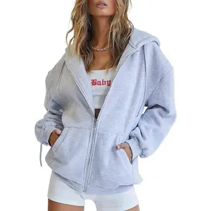 Womens Zip Up Hoodies Oversized Sweatshirts Fall Fashion Outfits Casual Jackets 2025 Winter Clothes,Comfort |   Cloud Zip Oversized Hoodie |   For Stress & Anxiety Black Long Sleeve Womenswear Tops Basic Minimalist