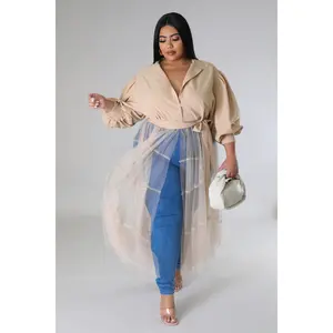 Tulle Fantasy Balloon Sleeve Top (More colors)