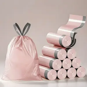 3 Rolls Of 45 Ultra Thick And Durable Polyethylene Drawstring Garbage Bags - Multi-Purpose Disposable Garbage Bags For Living Rooms
