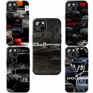 Dodge Challenger Srt Hellcat Collection Sport Car Collage Two-In-One Drop-Resistant Mobile Phone Case Protection, Shockproof For IPhone 17-12, Pro Max, Pro Plus