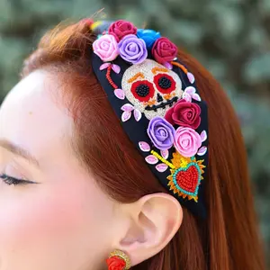 Catrina Black Adjustable Headband