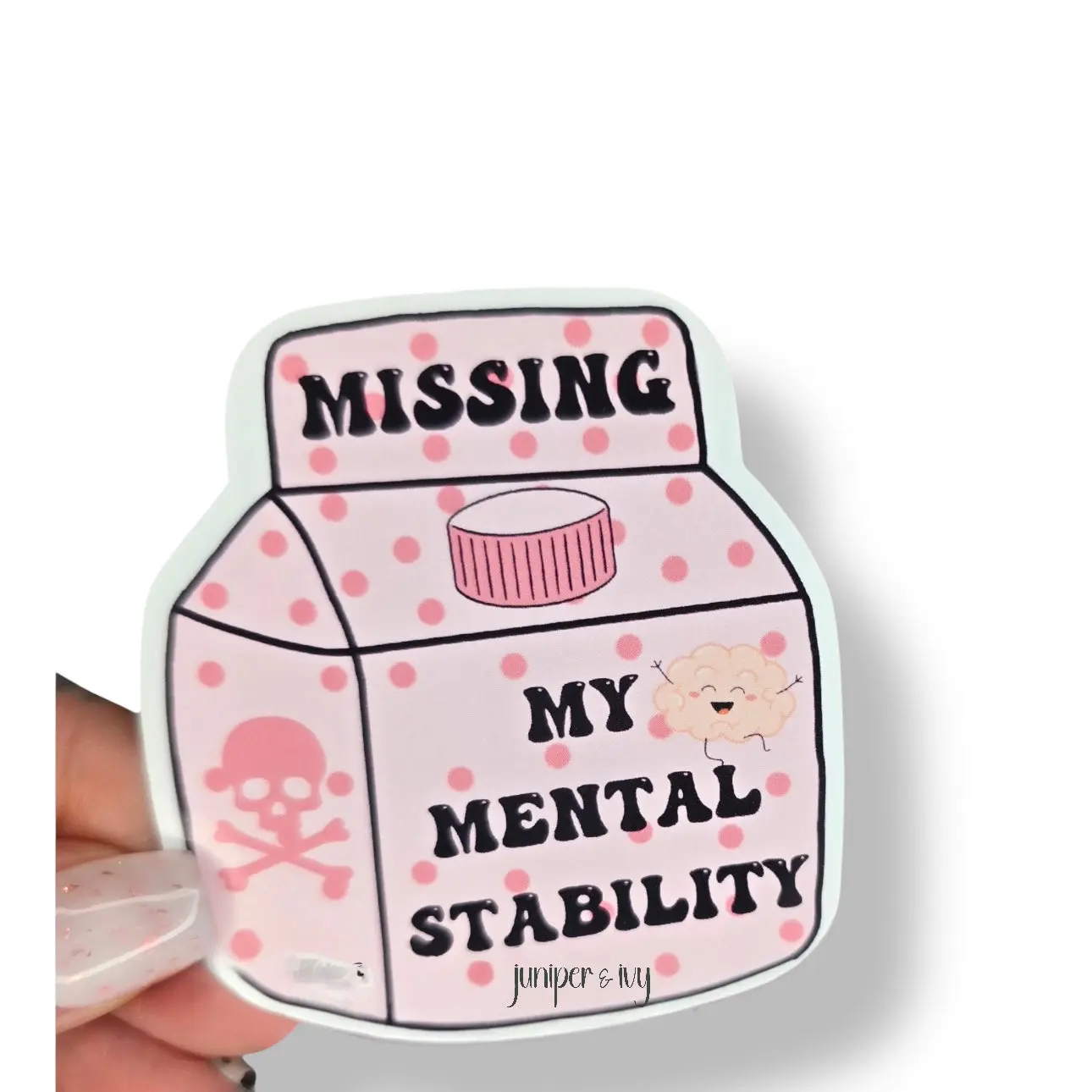 Missing Milk carton sticker