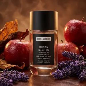 Declassified Roman Nights | Red Apple, Lavender, Haitian Vetiver, Geranium, Bergamot | Spicy Fruity, Warm Woody | Daily Business & All Season Fragrance | 100ml Men Eau de Parfum