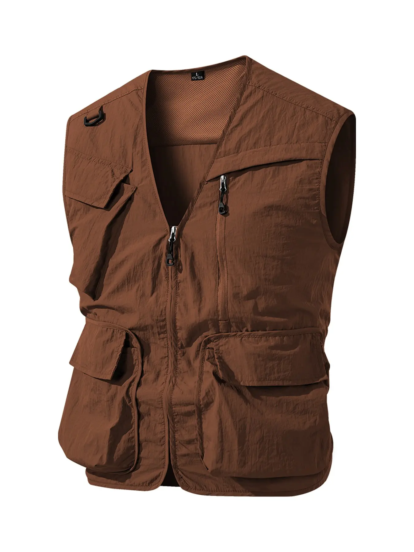 Men's Casual Fishing Vest for All Seasons, Outdoor Hiking Camping Tactical Vest, Multi-Functional Summer Workwear Photography Vest, Gilet, Pockets, Tops