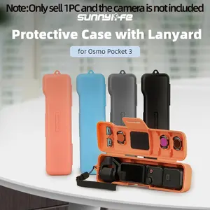 for DJI OSMO Pocket3 Flip Protective Case, Handheld, Multicolor, Filters Card Storage Slots, Outdoor Sports Travel Vlogging accessory|Camera Screen and Lens Protector|Full Protection|Lightweight Design|Free Anti-Lost Lanyard | Wrist Strap|Travel Gadgets