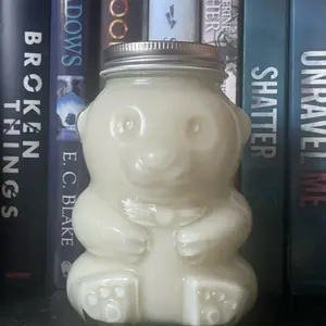 Latte Bear Glass Candle