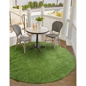 Green Outdoor Grass Rug