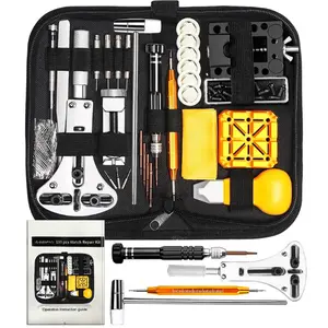 Watch Link Removal Kit, Watch Repair Kit, Watch Case Opener Spring Bar Tools, Watch Battery Replacement Tool Kit, Watch Band Link Pin Tool Set with Carrying Case and Instruction Manual