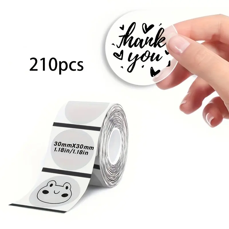 Transparent Thermal Transfer Label Paper for Label Printers, Office Supplies, Self-Adhesive Thermal Labels Compatible with B3s M200 M210 M110 M3 M120 M108 P50 P80 P1 P2 Dp26 Dp30 Q20 Q40 221D 220b Printing Supplies for Durable Clear Labels