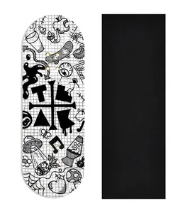 Heat Transfer Graphic Wooden Fingerboard Deck, @nelsonartz - Entry#90