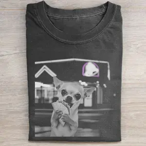 Retro Style Chihuahua taco meme T-shirt