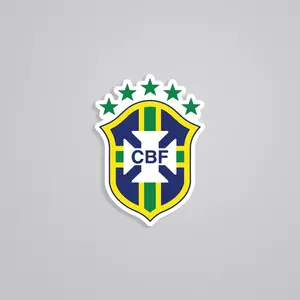 Brazil football team Emblem sports stickers