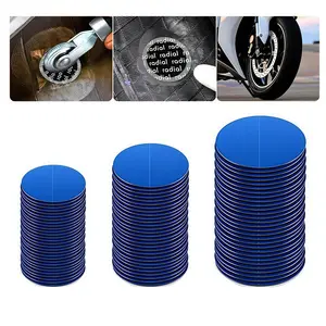 90PCS Round Tire Repair Patches – Rubber Inner Tube Patch Kit (32mm / 42mm / 58mm) for Car, Truck & Motorcycle