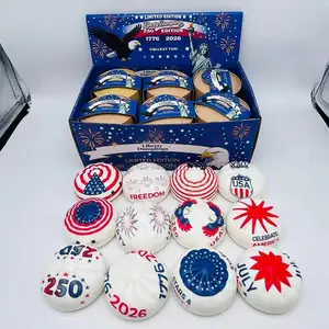 US Liberty Dumplings Squishy Collection Blind BOX- Limited Edition American Pride Sensory Toy, Adult Stress Relief