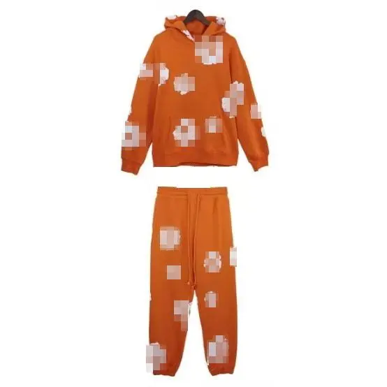 Orange set (white floral wreath)