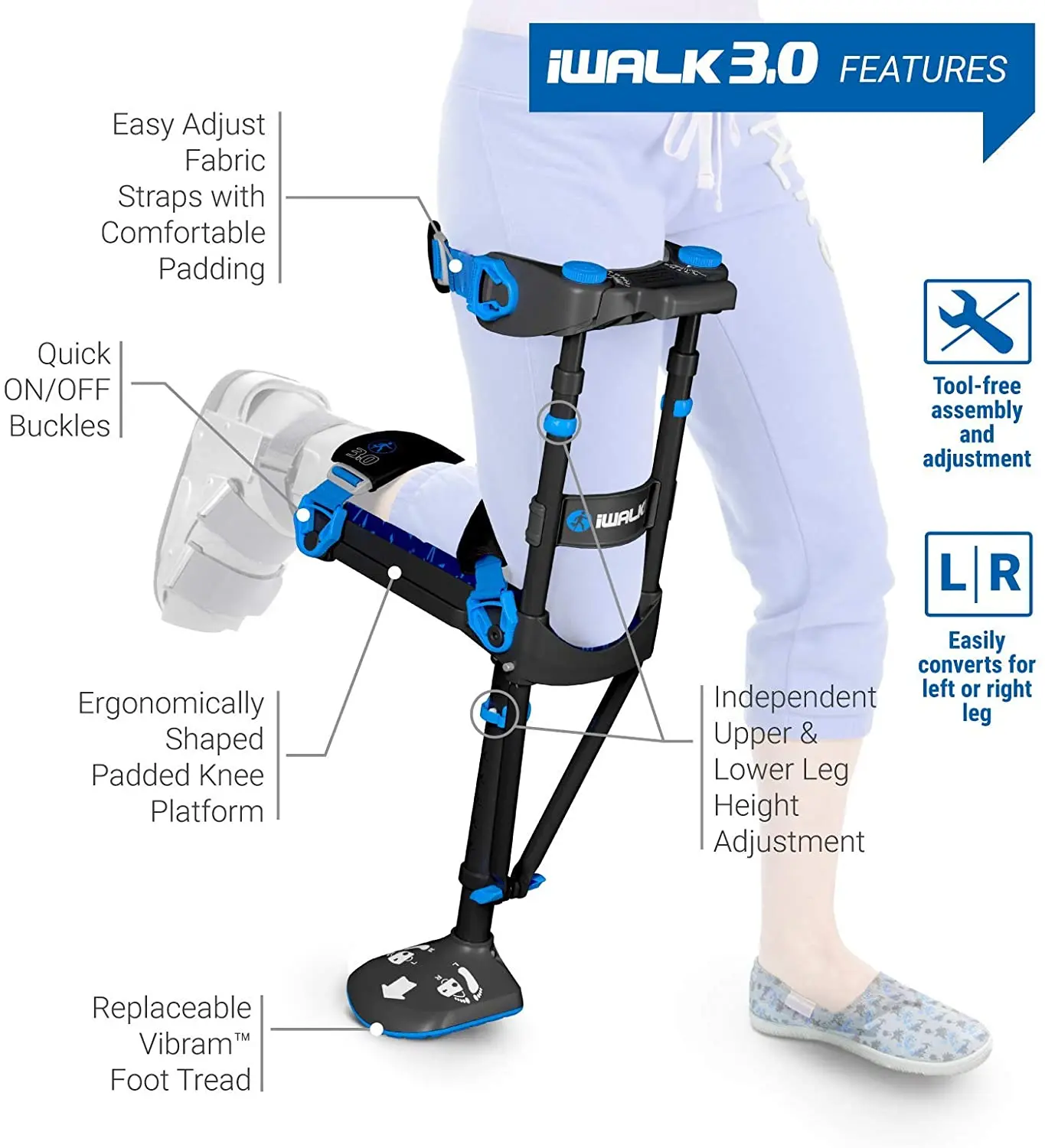 iWALK 3.0 Hands Free Crutch iWALK 3.0 Hands Free Crutch
