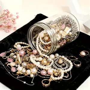 Jewelry Storage Jar | Contains Rings, Bracelets, Necklaces, Earrings and Specially Designed for Women's Festivals, Dates, Parties and Holiday Gifts | Vintage Style
