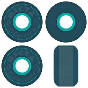 Ricta Skateboard Wheels 54mm Clouds 92A Navy