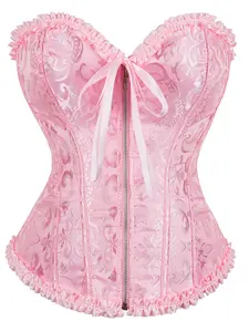 Women's Elegant Lace Trim Bodysuit Lingerie, Strapless Design, All-Season Fashion, Perfect for Halloween & Christmas Parties