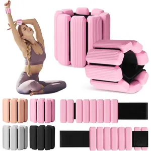 Wrist Weights Set of 2(1Lbs Each), Wearable Wrist Ankle Weights for Women & Men, Adjustable Arm &  Weights for Walking, Yoga, Swimming, Gym