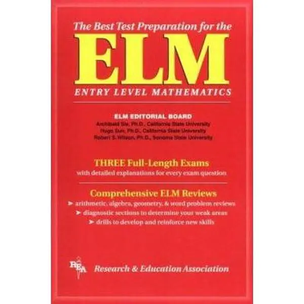 USED-Elm: The Best Test Preparation for the Entry Level Mathematics by Robert S. Wilson (Paperback)