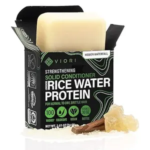 Hidden Waterfall Conditioner Bar Made with Rice Water - Handcrafted All Natural Organic Conditioner