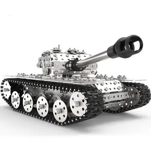 High Difficulty Tank Building Kit for Adults, Precision Metal Puzzle Model, Building Block Model, Interactive Learning Toy for Boys, DIY Assembly Craft