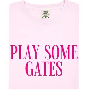 Comfort Colors Play Some Gates Tee, Gates T-Shirt