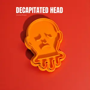 Decapitated Head Cookie Cutter + Stamp