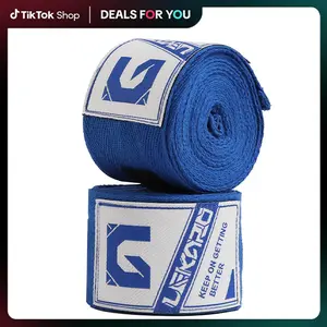 LEKÄRO Elastic Cotton Boxing Hand Wraps for Muay Thai MMA Training - High Quality Material, Protective Gear, Durable for Men & Women,Outdoorfun