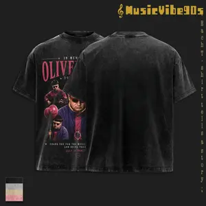 Vintage Oliver Trees Memorial Washed Shirt, RIP Oliver Trees Tribute Washed Tee, Oliver Trees 1993 - 2026 Graphic T Shirt, Alternative Music Fan Shirt, Black Music Washed Tee for Fans