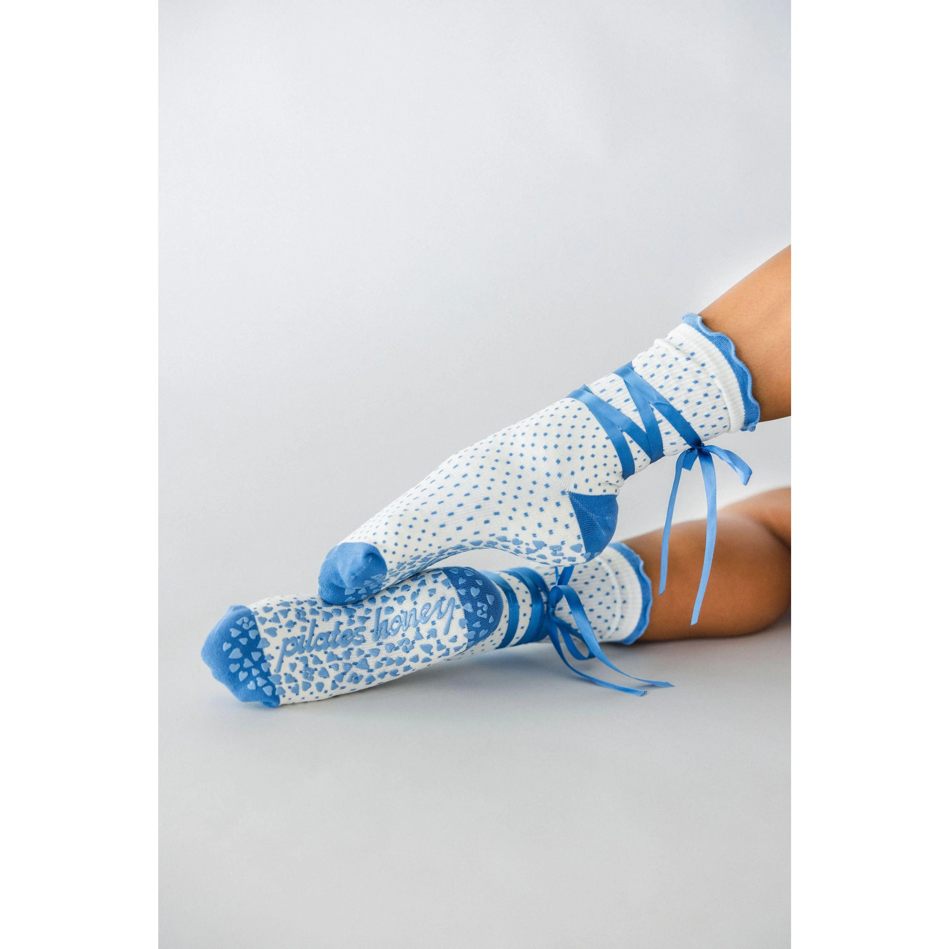 Ballerina Wrap Ruffle Crew Grip Sock *Luxe Collection*