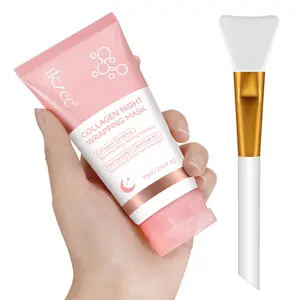Ikzee Collagen Peel Off Mask - Hydrating & Tightening Facial Treatment, Instant Glow & Pore Minimizing Mask, Elasticity Boosting Skin Care, TikTok Viral Peel Off Mask, Perfect Women's Gift