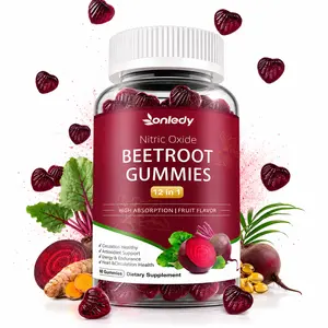 Beet Root Gummies Nitric Oxide Support 12-in-1  Formula for Blood Flow,Circulation,Energy and Overall Health Supplement Strawberry Flavor 60 Gummies  Healthcare outdoorfun