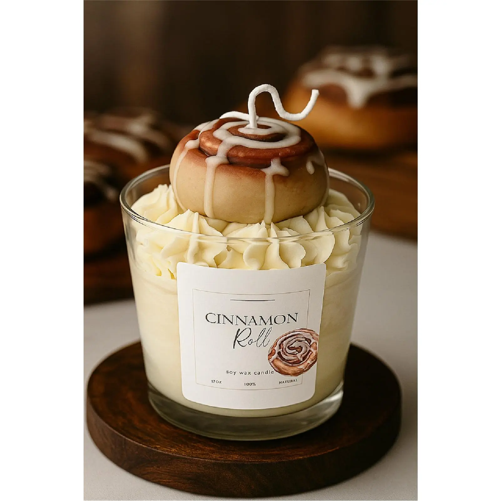 Cinnamon Roll - Soy Wax Candle