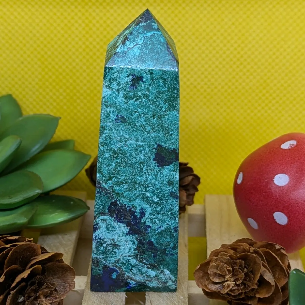 Azurite/Malachite Mini Tower - Home Decor Statue