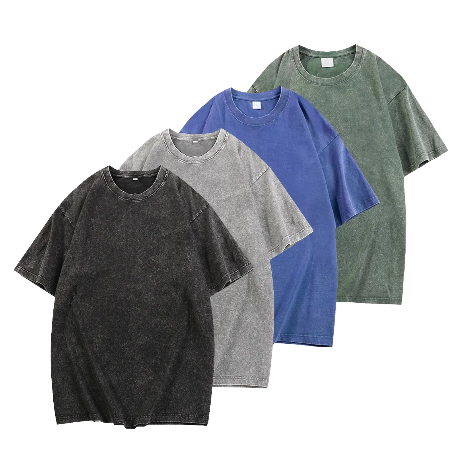 Black + Gray + Blue + Green