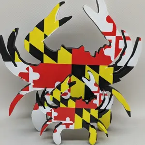 Maryland Flag Crab Sign