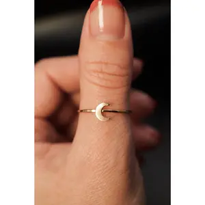 Moon Ring, 14K Gold Fill