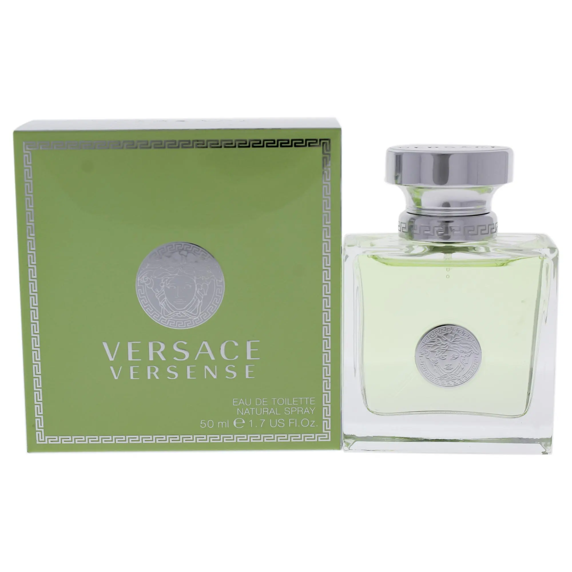 Versace Versense Eau de Toilette for Women, Light and Fresh Long-Lasting Scent for Everyday Use, 1.7 fl oz EDT Spray, Freshness, Light Aroma