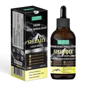 Al Vital Organics Pure Himalayan Shilajit Liquid Drops for Endurance Boost & Immune Health 120ml Natural Ingredients Subtle Effect Versatile Use Edible Supplement Healthcare Fitness