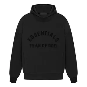 Fear of God Essentials SS23 Arch Logo Hoodie 'Jet Black' 192SP232050F